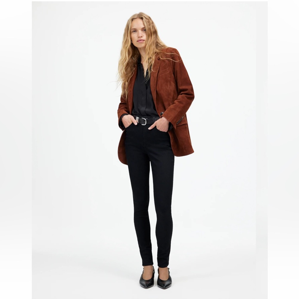 Madewell Black High Rise Skinny Jeans